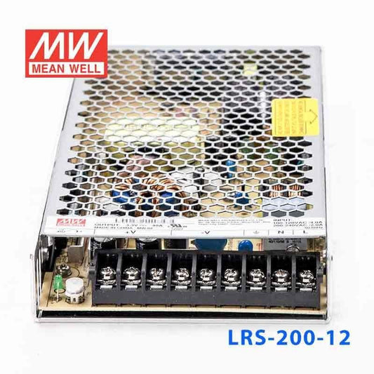 LRS-200-12 Mean Well SMPS - 12V 16.7A - 211.2W Metal Power Supply - voltkart - MEANWELL - 