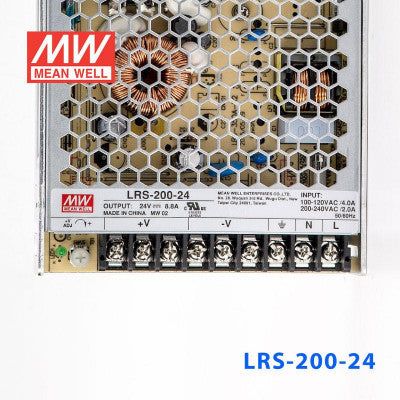 LRS-200-24 Mean Well SMPS - 24V 8.8A - 211.2W Metal Power Supply - voltkart -  - 