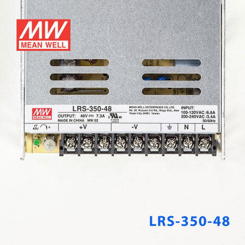 LRS-350-48 Mean Well  SMPS - 48V 7.3A - 350.4W Metal Power Supply Product Code: EC-2681 - voltkart -  - 