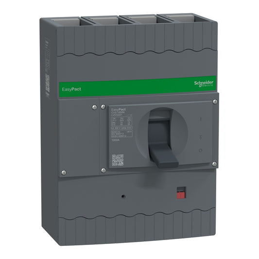 Schneider MCCB 1000 amp, 4 pole 50ka, LV510241