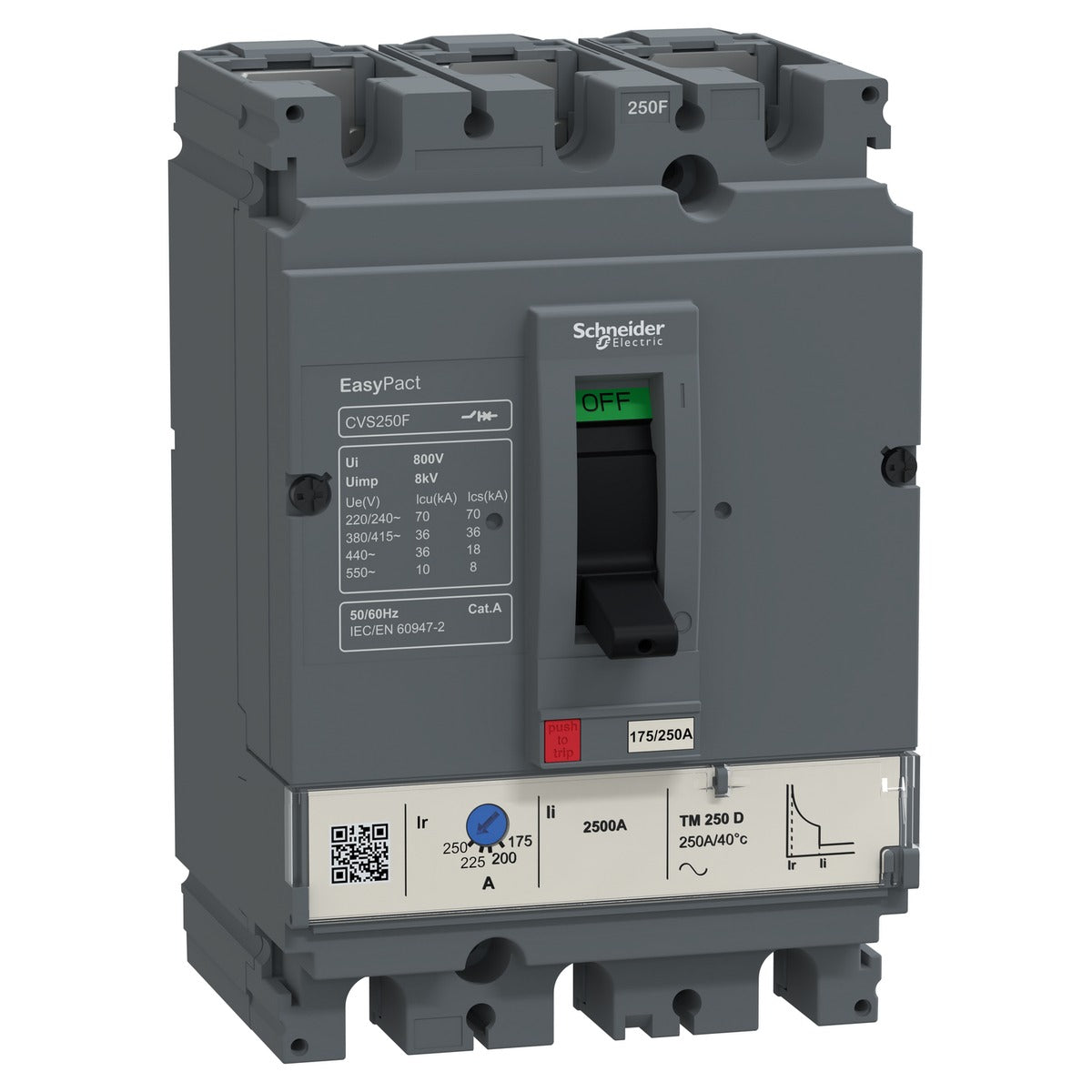 Schneider MCCB 160 amp, 3 pole 36ka, LV516333