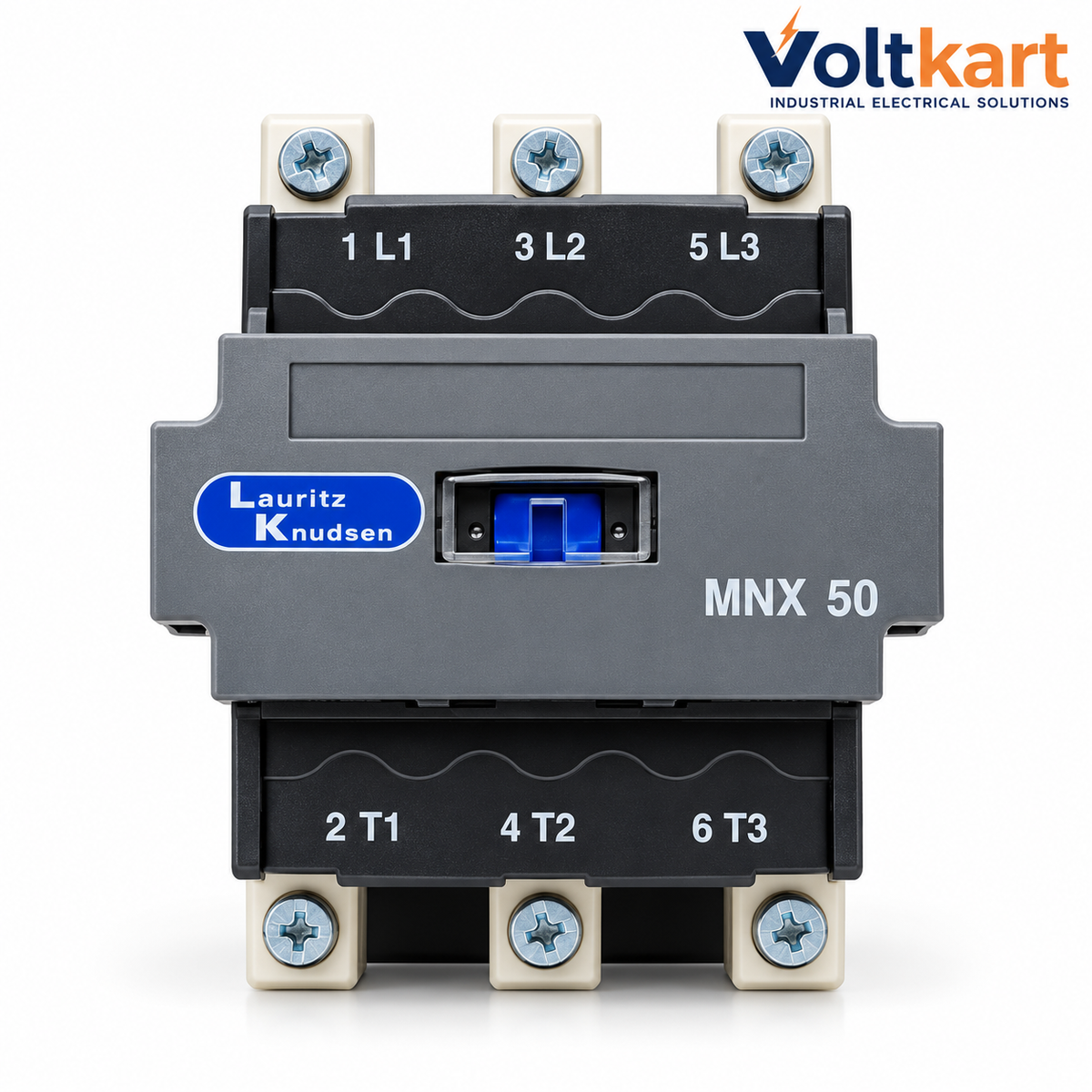 LK (L&T) MNX50 power contactor, 3 pole, 50A AC-3