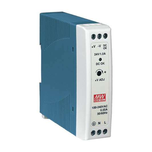 MDR-20-24 Mean Well SMPS 24V 1A Compact DIN Rail Power Supply | Reliable Performance voltkart