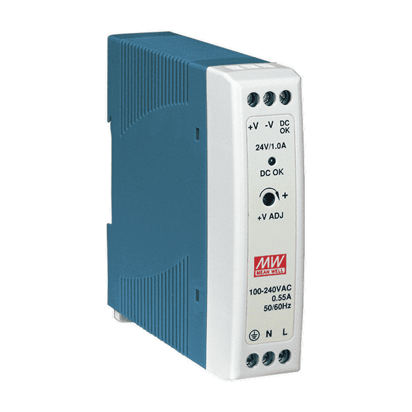 MDR-20-24 Mean Well SMPS 24V 1A Compact DIN Rail Power Supply | Reliable Performance - voltkart - MEANWELL - 
