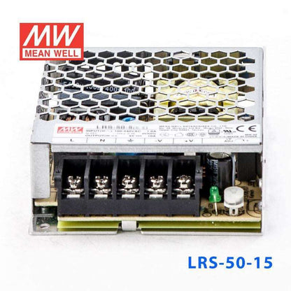 Mean Well Lrs-50-15, 15v, 3.4 amp SMPS Power Supply - voltkart - MEANWELL - 