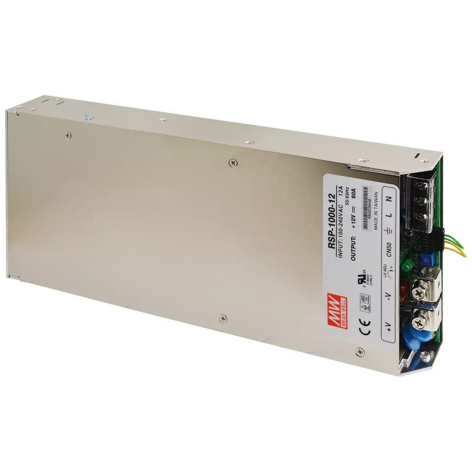 Mean Well RSP-1000-12, 12V, 60A SMPS Power Supply - voltkart - MEANWELL - 