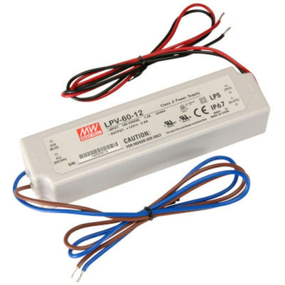 Mean well 12vx5a Constant Voltage Drivers LPV-60-12 IP67 - voltkart -  - 
