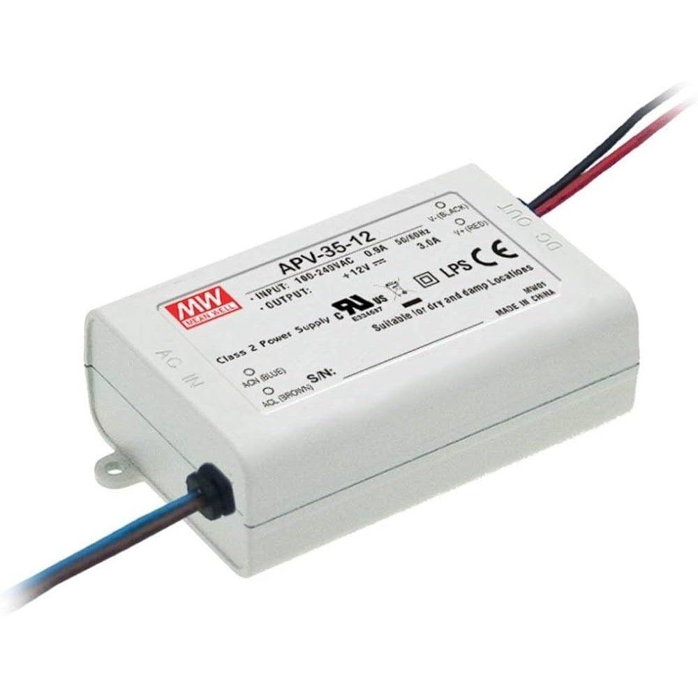 Meanwell APV-35-12 35W 12V DC LED Driver | High-Efficiency Power Supply for LED Illumination - voltkart - MEANWELL - 