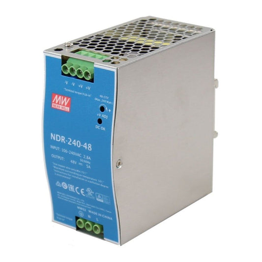 NDR-240-48 Mean Well SMPS 48V 5A DIN Rail Power Supply | Reliable Industrial Solution - voltkart -  - voltkart - voltkart -  -  - #original_alt_text# - #original_alt_text# 