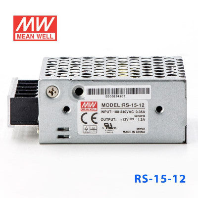 RS-15-12 Mean Well SMPS - 12V 1.3A - 15W Metal Power Supply voltkart