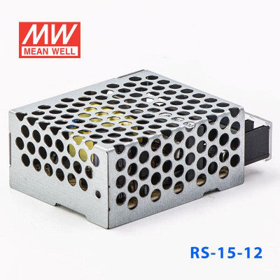 RS-15-12 Mean Well SMPS - 12V 1.3A - 15W Metal Power Supply voltkart