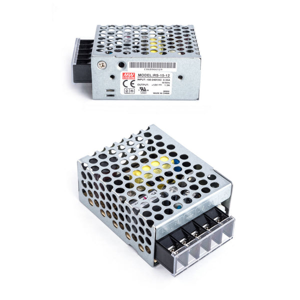 RS-15-12 Mean Well SMPS - 12V 1.3A - 15W Metal Power Supply