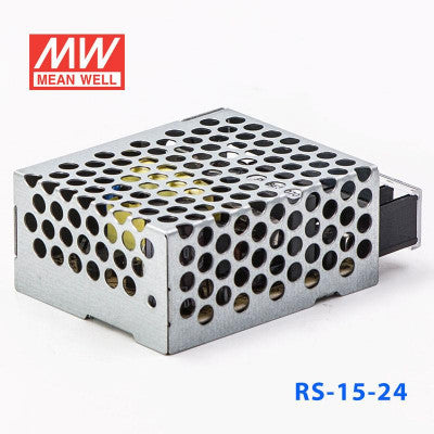 RS-15-24 Mean Well SMPS - 24V 0.625A - 15W Metal Power Supply voltkart