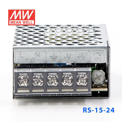 RS-15-24 Mean Well SMPS - 24V 0.625A - 15W Metal Power Supply voltkart