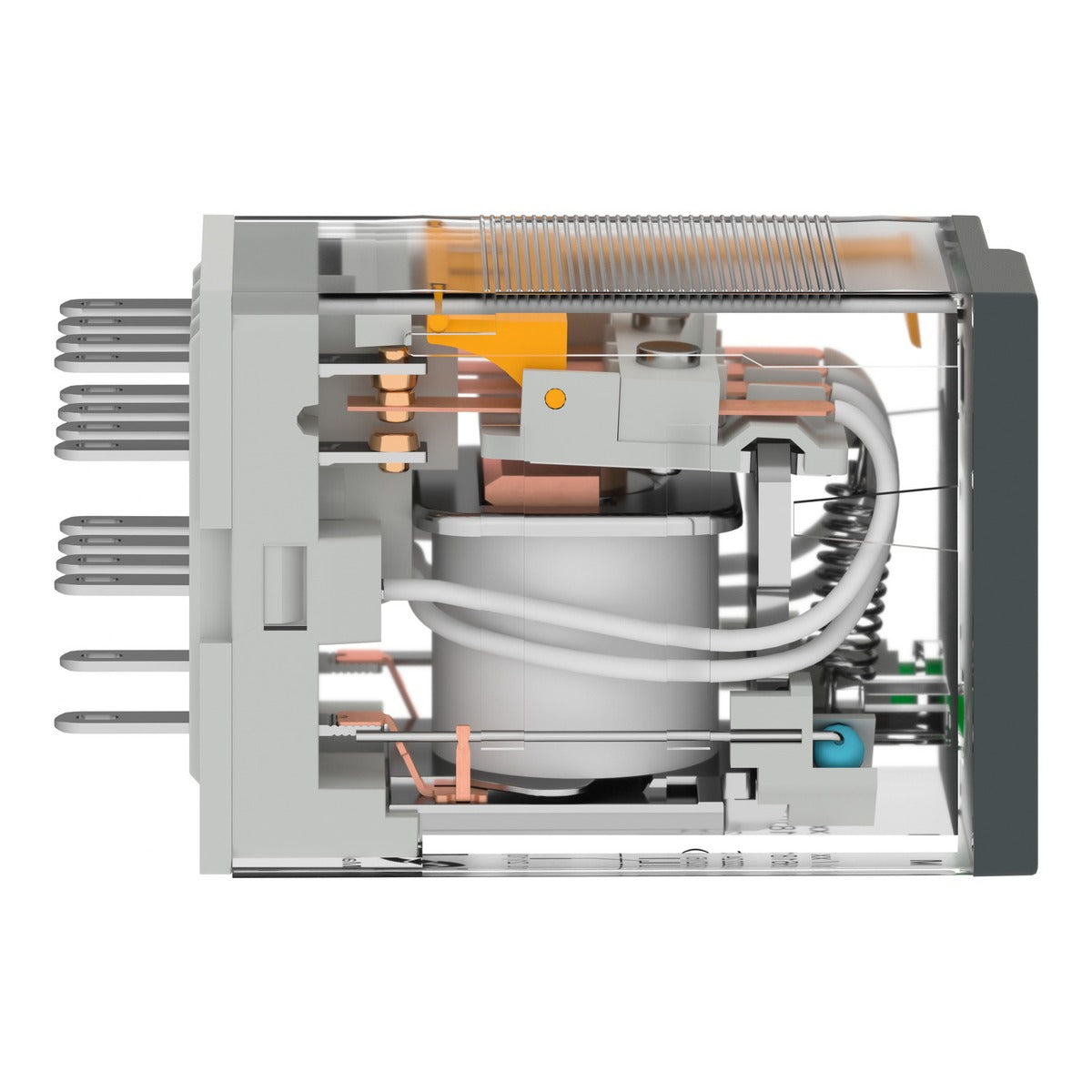 Schneider RXM4LB2P7 Miniature Plug-in Relay 4 C/O, 3A, 230V AC, 14 Pin - view 2