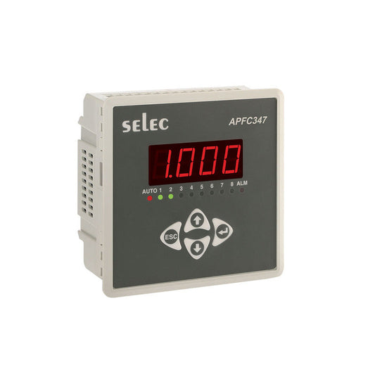 SELEC APFC347-108-230V-CE, Power Factor controller, 96*96, 8 stage voltkart