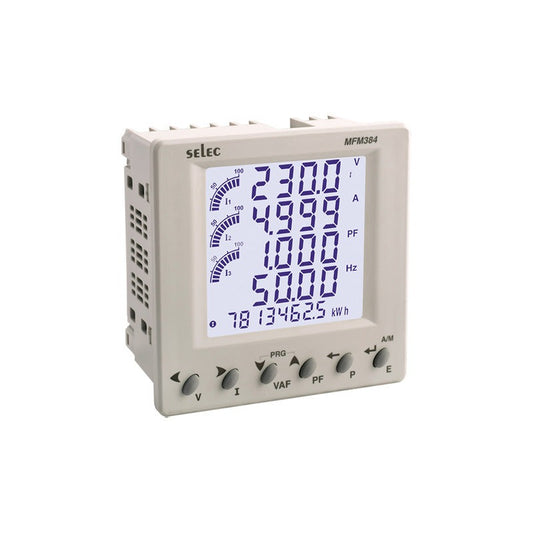 SELEC MFM384-C-CE , 96*96 Digital Multi function meter LCD voltkart