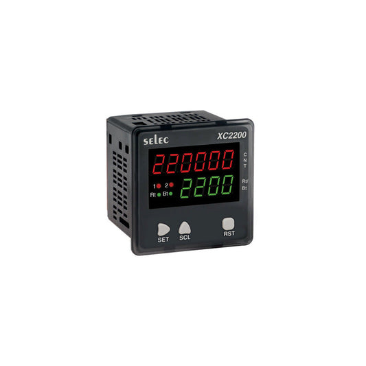 SELEC XC2200, Digital preset Dual display Counter 72*72 voltkart