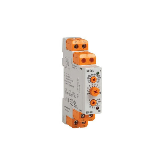 SELEC 600XU-A-1-CU 17.5 mm Din Rail Panel Mounting Timer - voltkart -  - voltkart - voltkart -  -  - #original_alt_text# - #original_alt_text# 