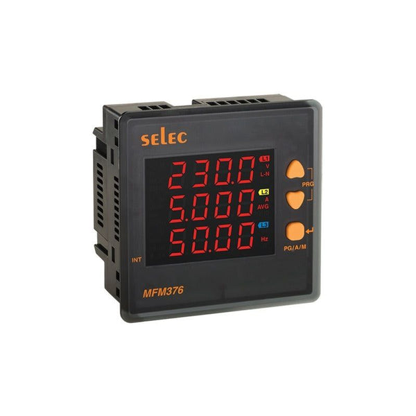 SELEC MFM376-CE, 96*96 Digital Multi function meter, LED