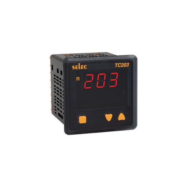 SELEC TC244AX, Double Display Temperature Controller, 2 Relay Output