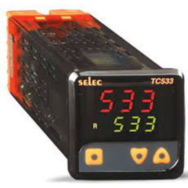 SELEC TC533AX, 48x48 Digital temperature controller, Dual Display, 1 relay/SSR Output