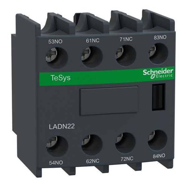 Schneider Lc1d series 2no 2nc top mounted block Ladn22