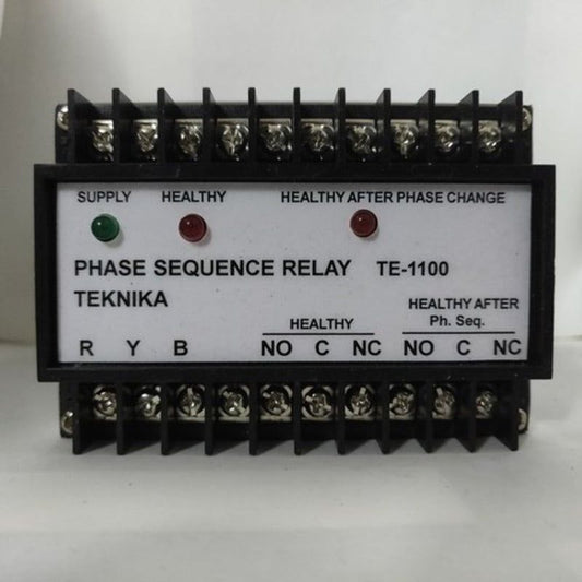 TE-1100, Teknika Phase sequence relay - voltkart -  - voltkart - voltkart -  -  - #original_alt_text# - #original_alt_text# 