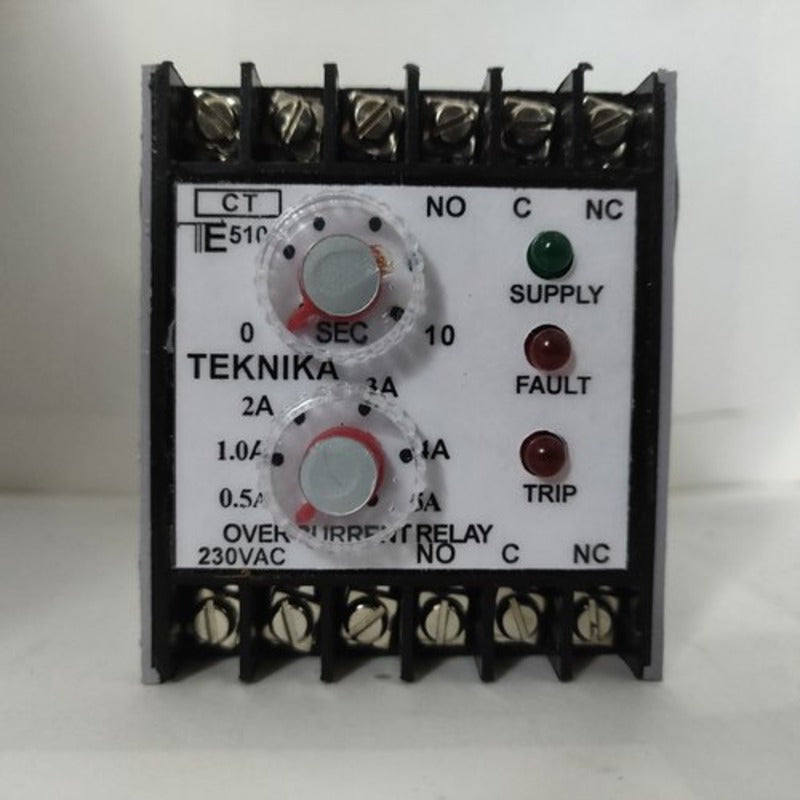 TE-510, Teknika Over current relay, Single Phase voltkart