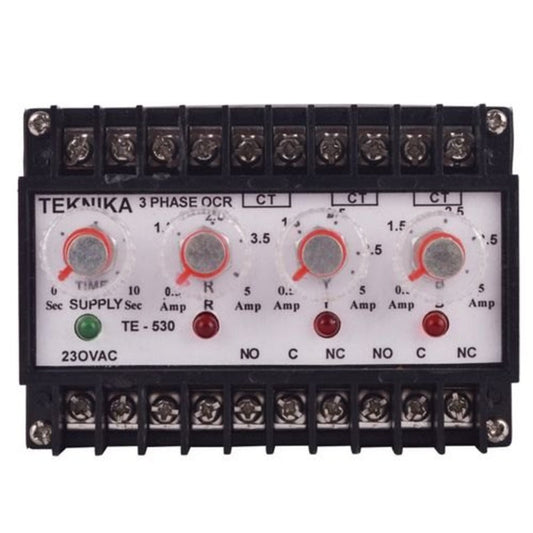 TE-530, Teknika Over Current relay, 3 phase voltkart