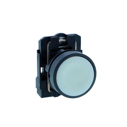 Schneider XB5AA11N Push Button White, 22mm, Spring Return