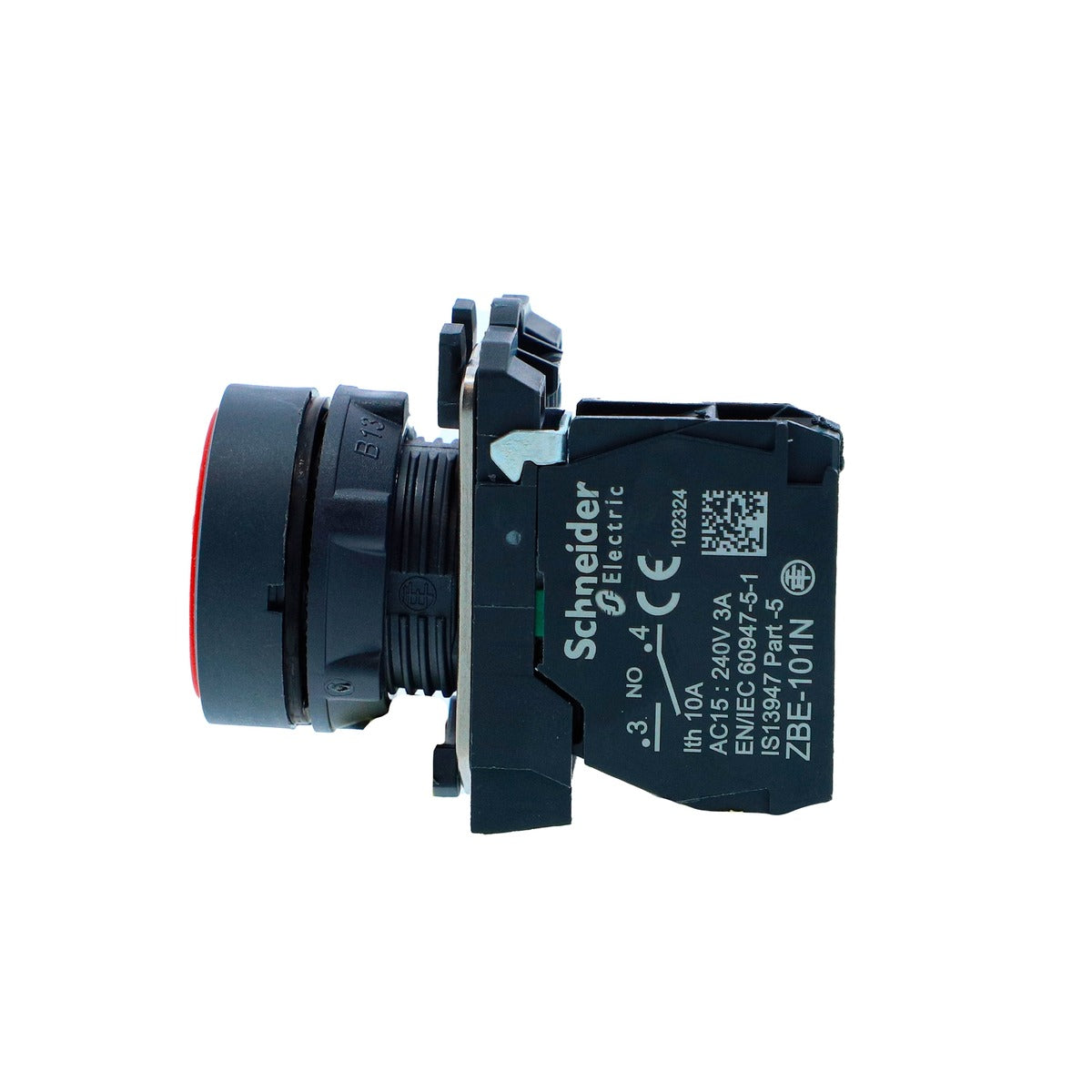 Schneider XB5AA41N Push Button Red, 22mm, Spring Return - view 3