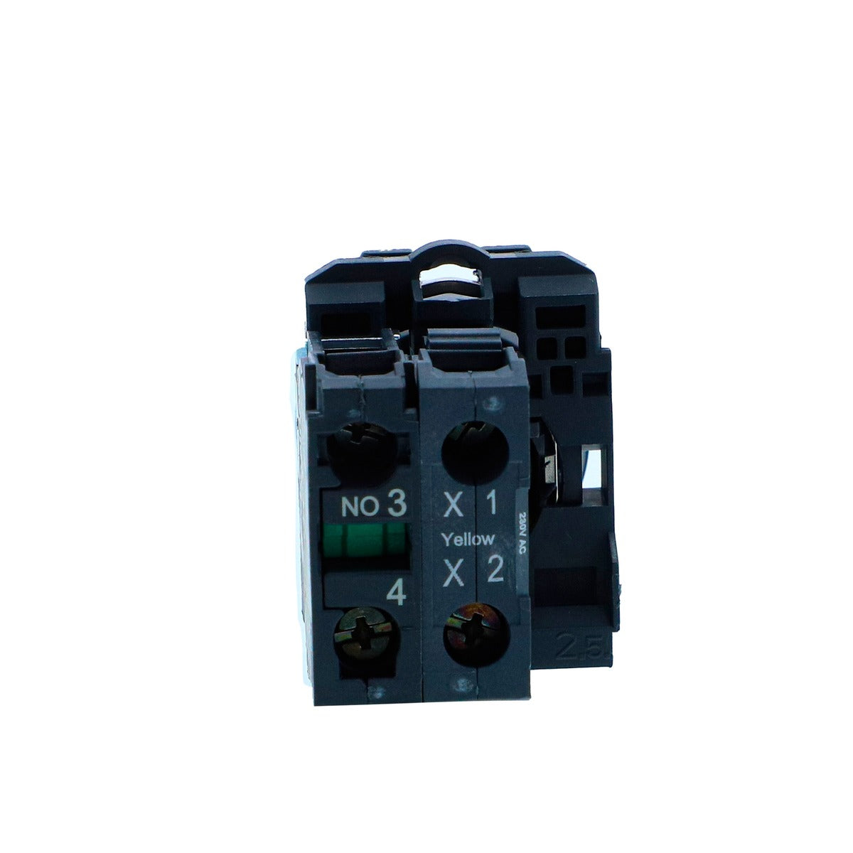 Schneider XB5AW35M1N Illuminated Push Button Yellow, 22mm, 230V AC - view 3