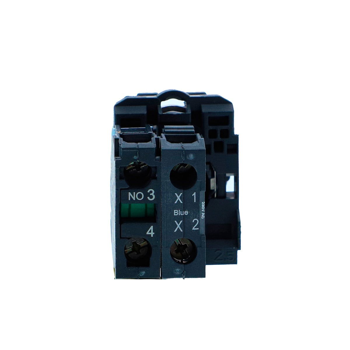 Schneider XB5AW36M1N Illuminated Push Button Blue, 22mm, 230V AC - view 2