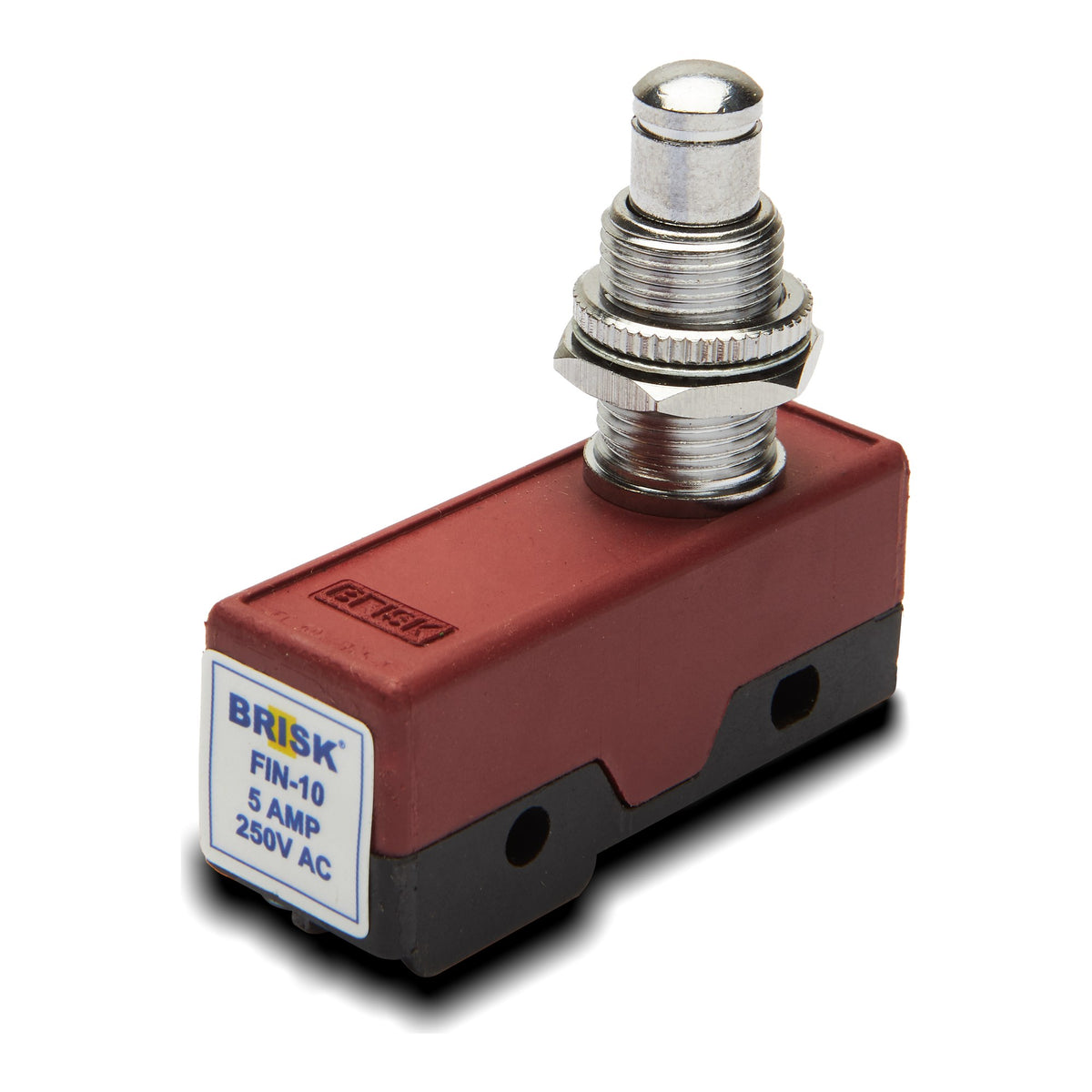 Brisk FIN-10 Standard Micro Switch with Panel Mount Plunger