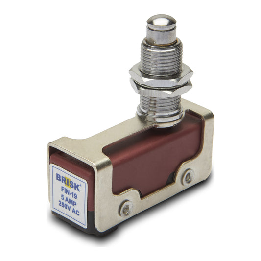 Brisk FIN-19 Standard Micro Switch with Panel Mount Plunger (Auxiliary)