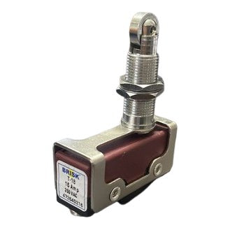 Brisk T-18 Standard Micro Switch with Panel Mount Roller Plunger (Auxiliary)