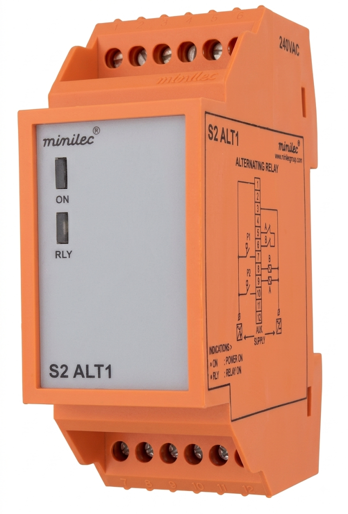 S2 ALT 1 Minilec Alternating Relay (220-240V AC)