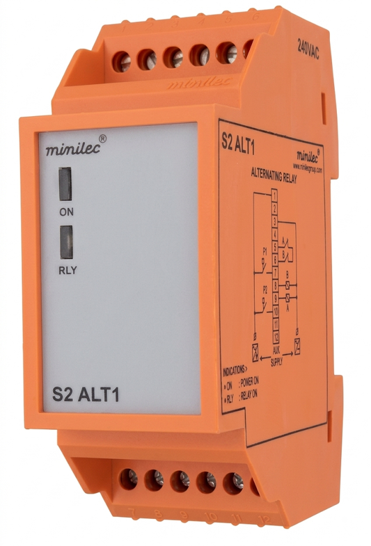 S2 ALT 1 Minilec Alternating Relay (220-240V AC)