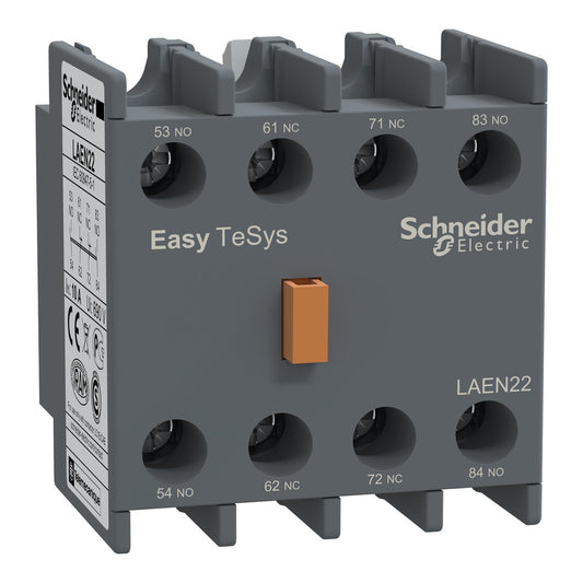Schneider Lc1e series 2no 2nc top mounted block Laen22