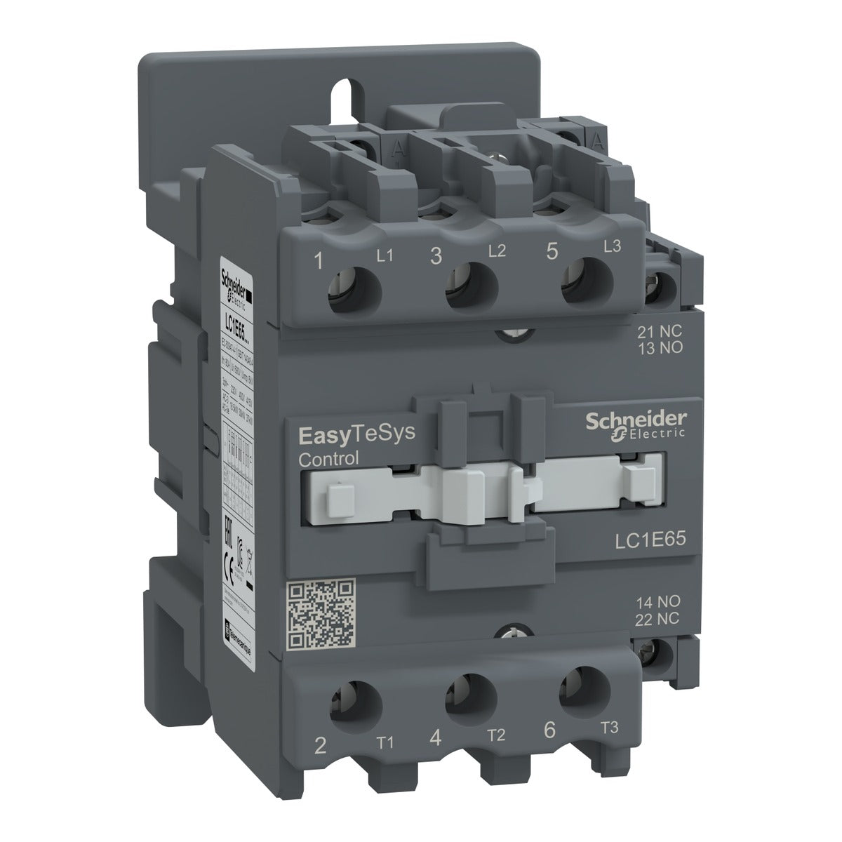 Schneider LC1E65, 65Amp Contactor, coil voltage 220vac