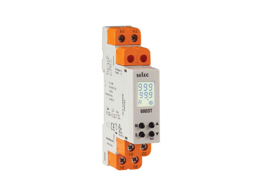 SELEC Digital Din rail Timer - 600DT by SELEC
