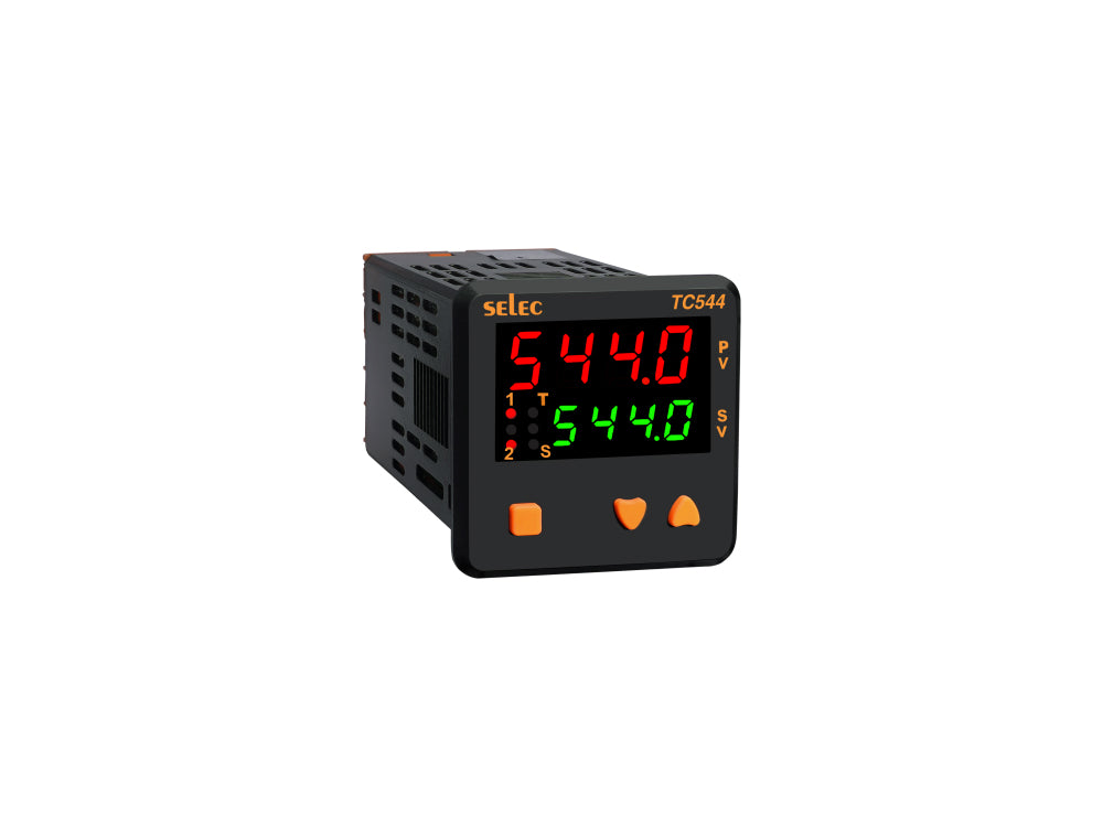 SELEC TC544A, 48x48 Dual display temperature controller, 2 relay Output