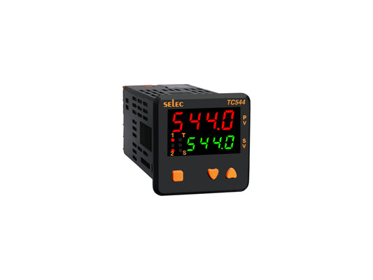 SELEC TC544A, 48x48 Dual display temperature controller, 2 relay Output