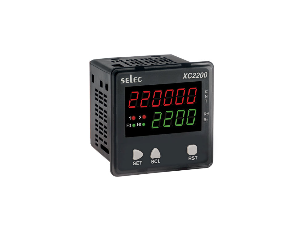 SELEC XC2200, Digital preset Dual display Counter 72*72