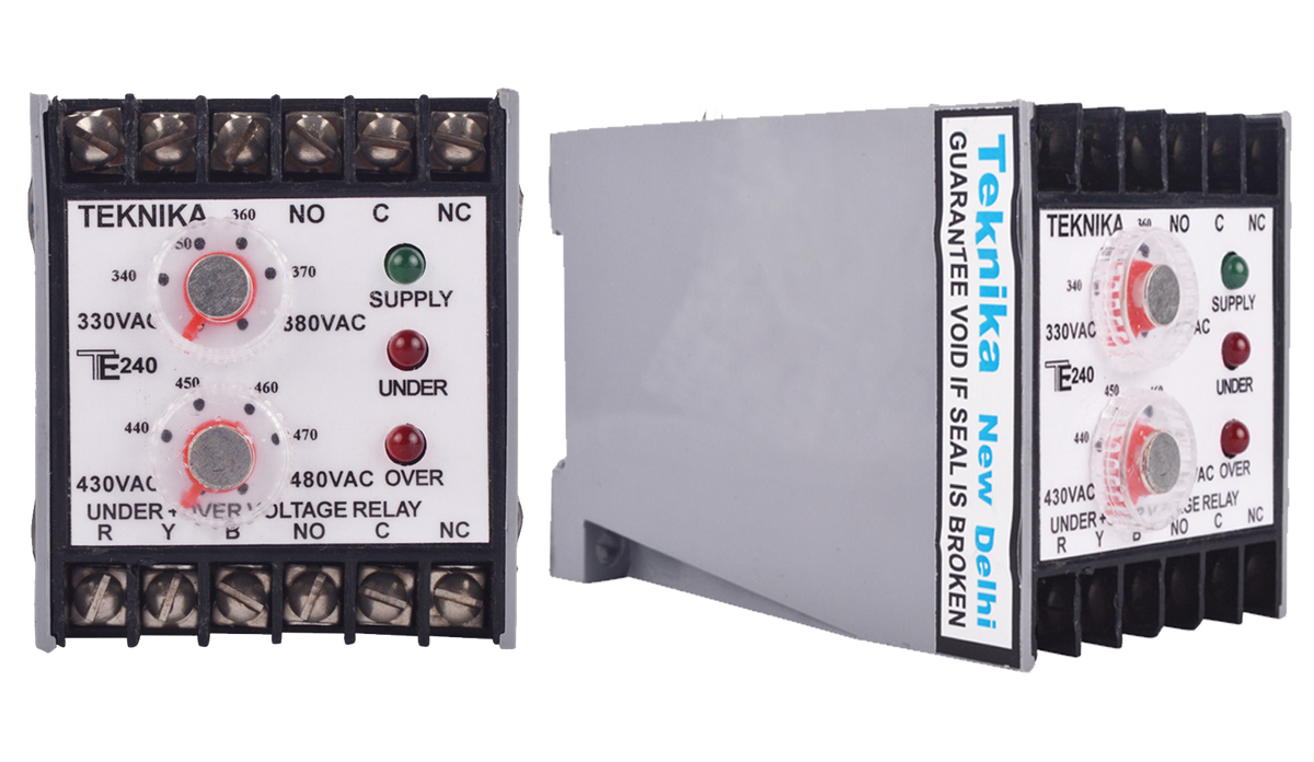 TE-240, Teknika Under + Over voltage relay, 3 phase