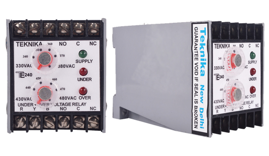 TE-240, Teknika Under + Over voltage relay, 3 phase