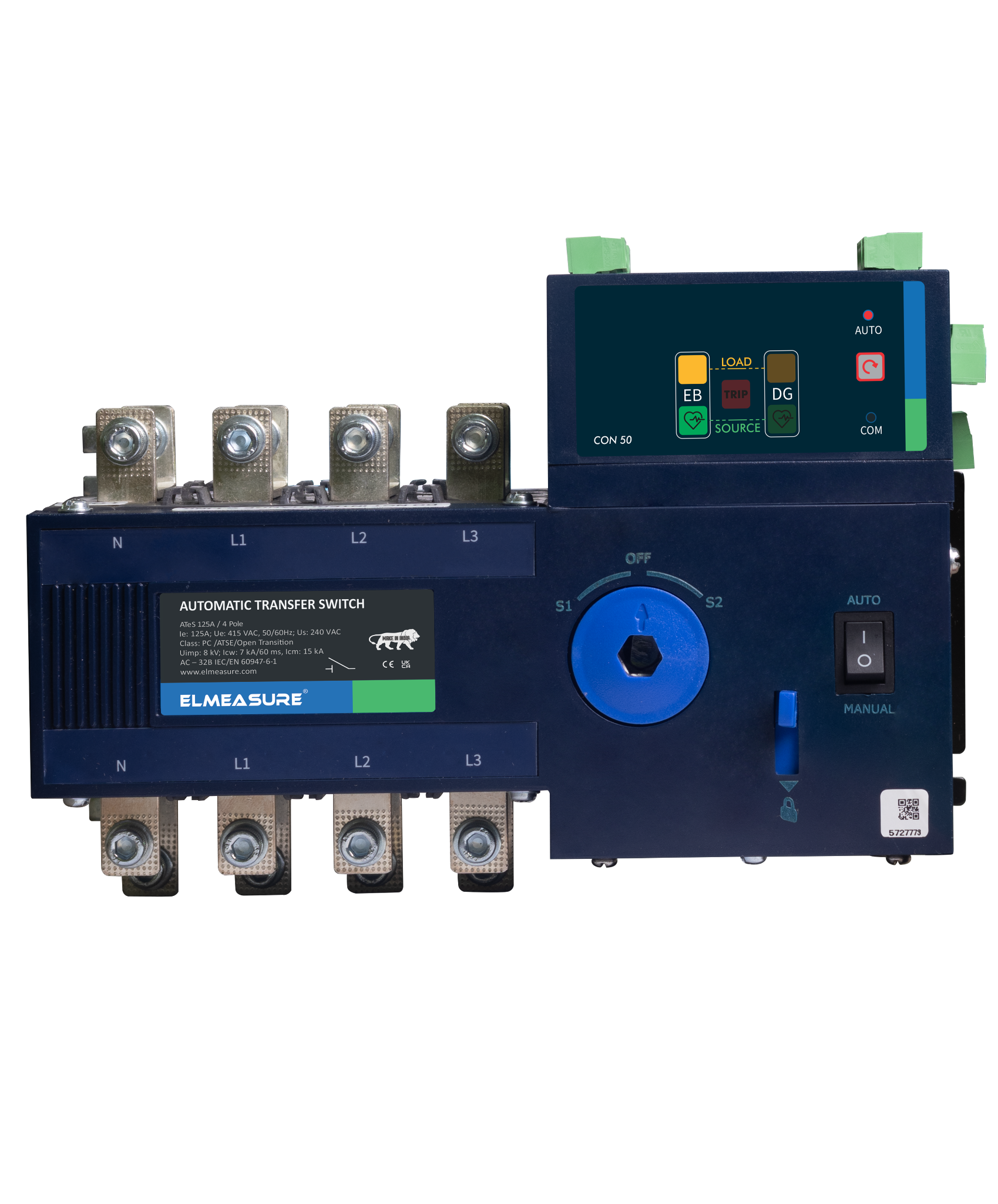 AT02FUE00100 ELMEASURE Automatic Transfer Switch Buy Online India