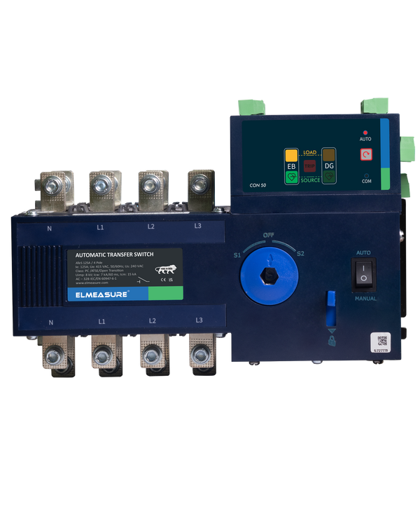 ELMEASURE ATS 200 A (AT02FUE00200) Automatic transfer switch Motorized 200 Ampere, 4 Pole